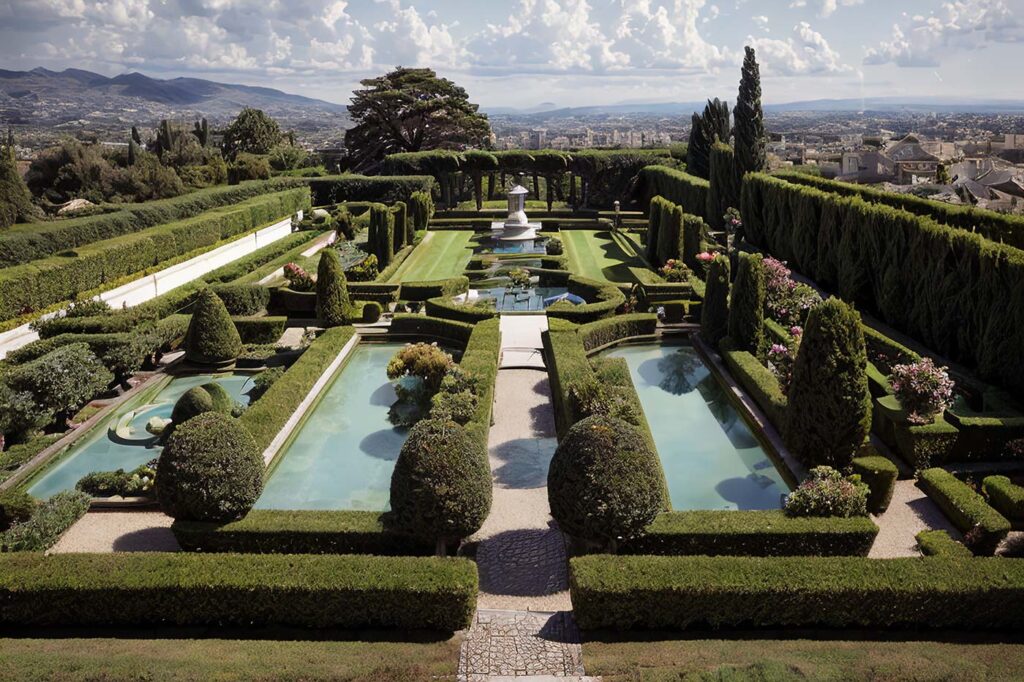 giardino rinascimentale esempio progetto