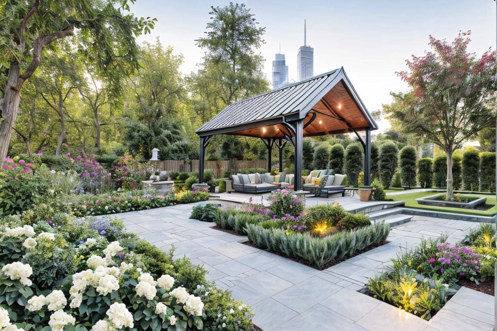 giardino spettacolare immerso tra i fiori