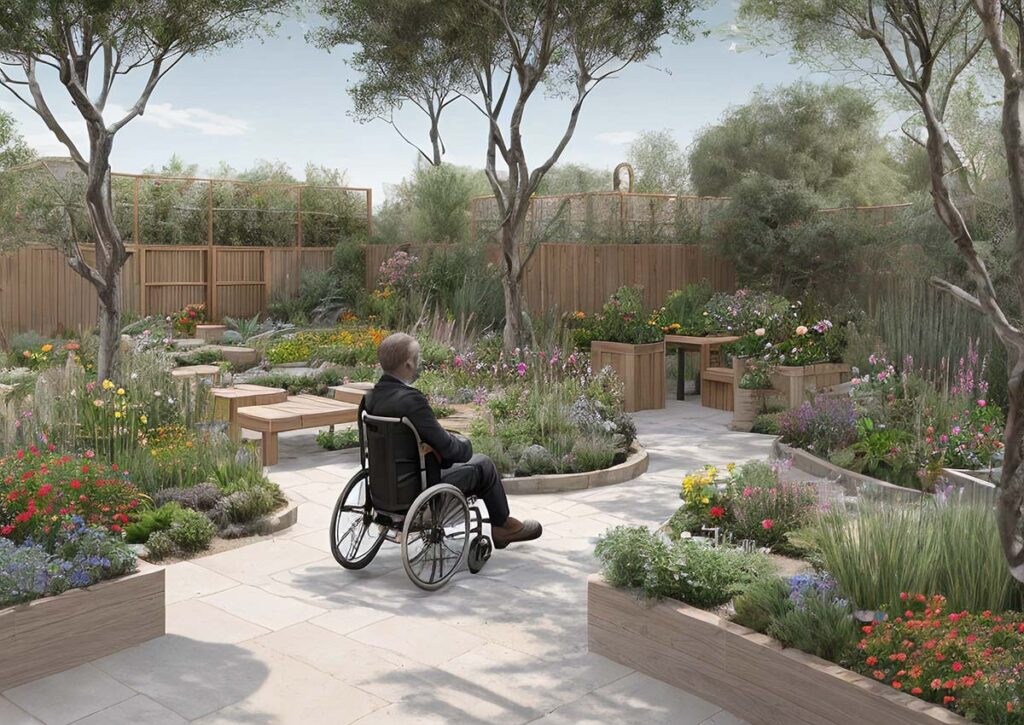 il giardino anche per disabili