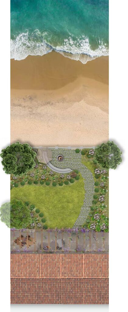 giardino di fronte al mare