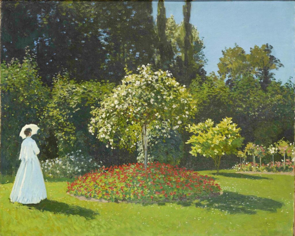 pittura arte di un giardino